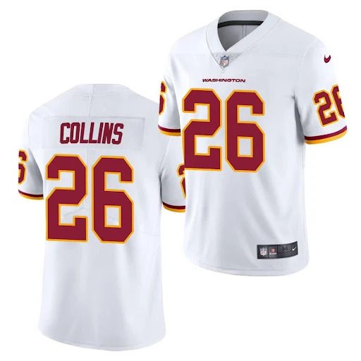 Men Washington Redskins #26 Landon Collins Nike White Vapor Limited NFL Jersey